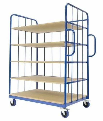 6 7 Feet Heavy Mild Steel Industrial Storage Trolley 2028263280 C6e5d10h