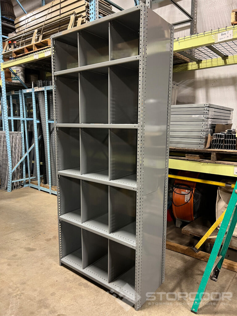 Deluxe Steel Shelving Bin Unit 1