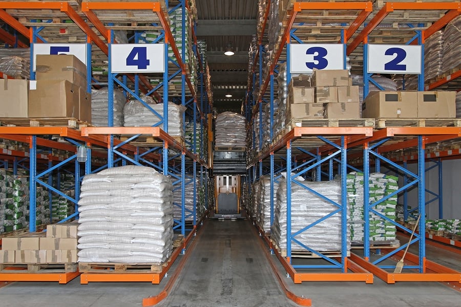 Bigstock High Rack Shelving System In D 258535738