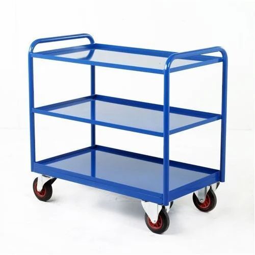 Mild Steel Blue Industrial Trolley 2217370116 Z27ropya