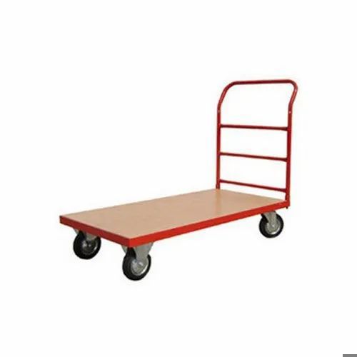 Mild Steel Red Industrial Shifting Trolley Loading Cap20231118062119
