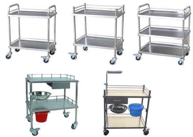 Pc4532366 Durable Two Shelves Stainless Steel Medical Trolley Surgical Instrument Trolley Als Ss02